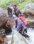 Ghyll scrambling with Ric